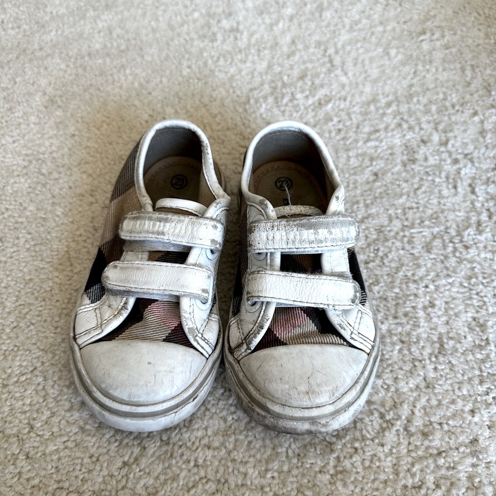 Burberry toddler sneakers